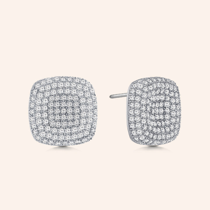 Uptown Girl Pave Stud Earrings