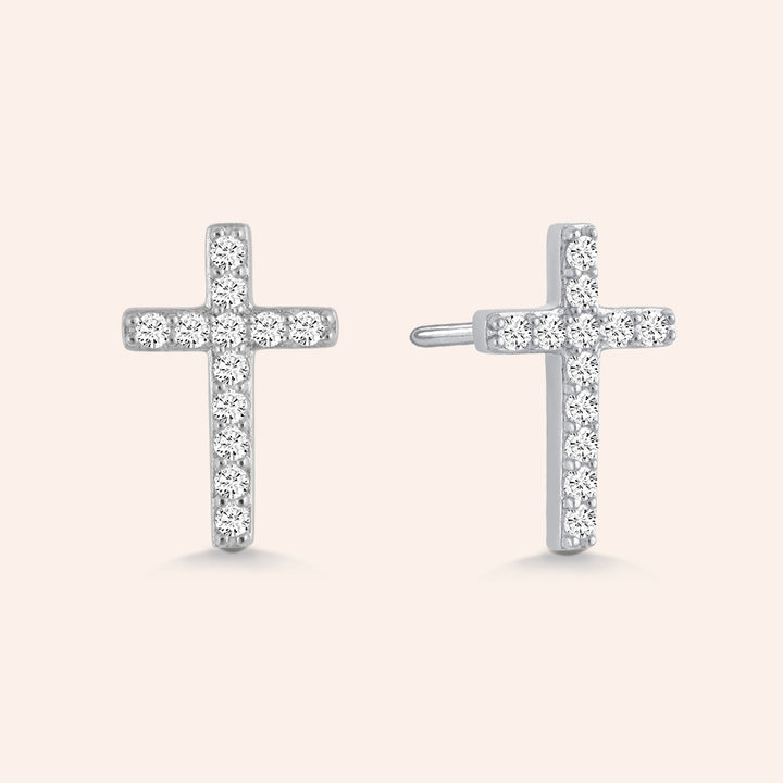 Holy Me Sterling Silver Stud Earrings