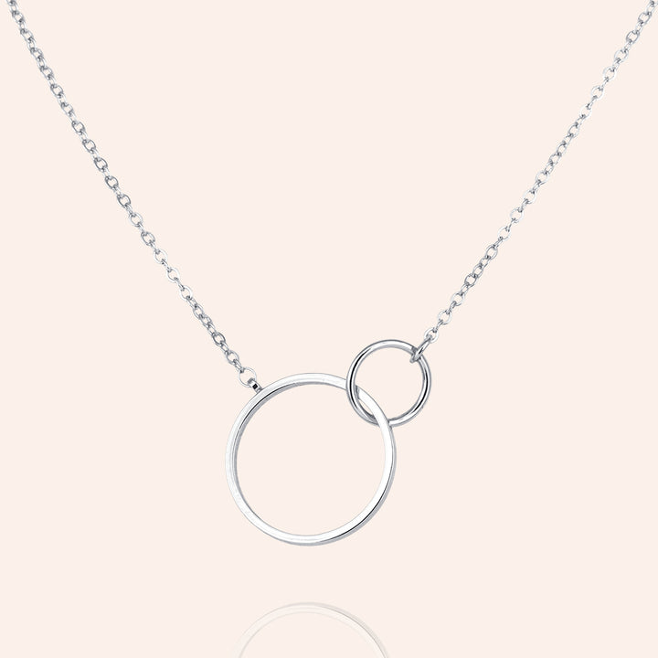 Beyond Infinity Interlocking Circles Necklace