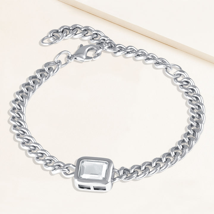 Celeb Baguette Curb Chain Bracelet