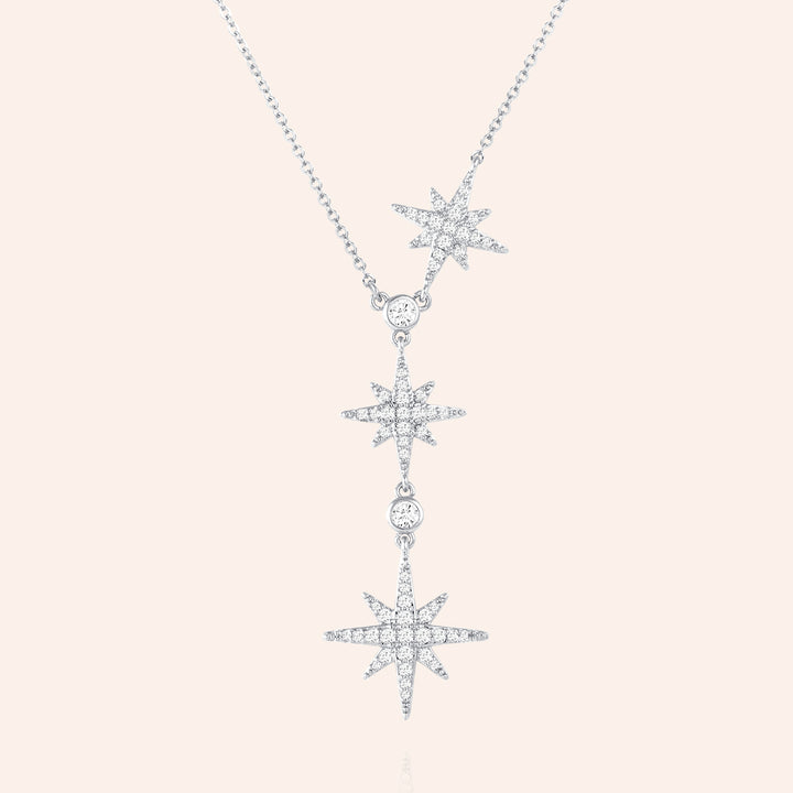 DS Burst 2.8CTW Pave Lariat Necklace