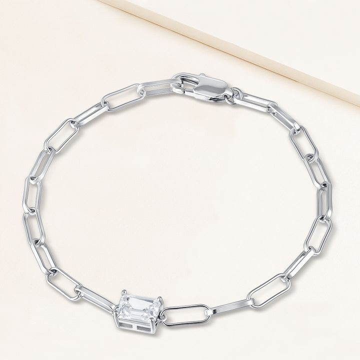 Obsession Solitaire Clip Chain Bracelet